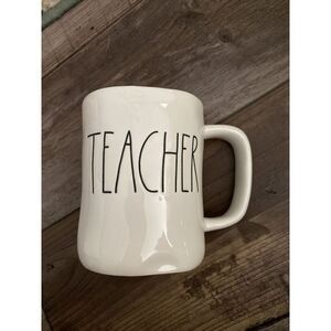 Rae Dunn By Magenta TEACHER Mug LLB Farmhouse Chic Brand New